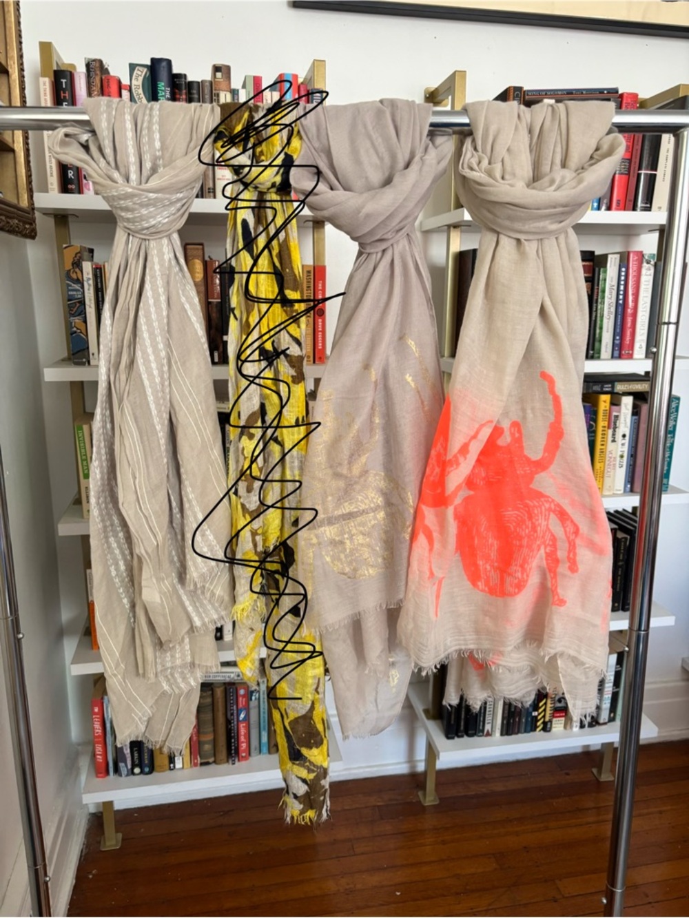 Summer Weight Scarves Lot